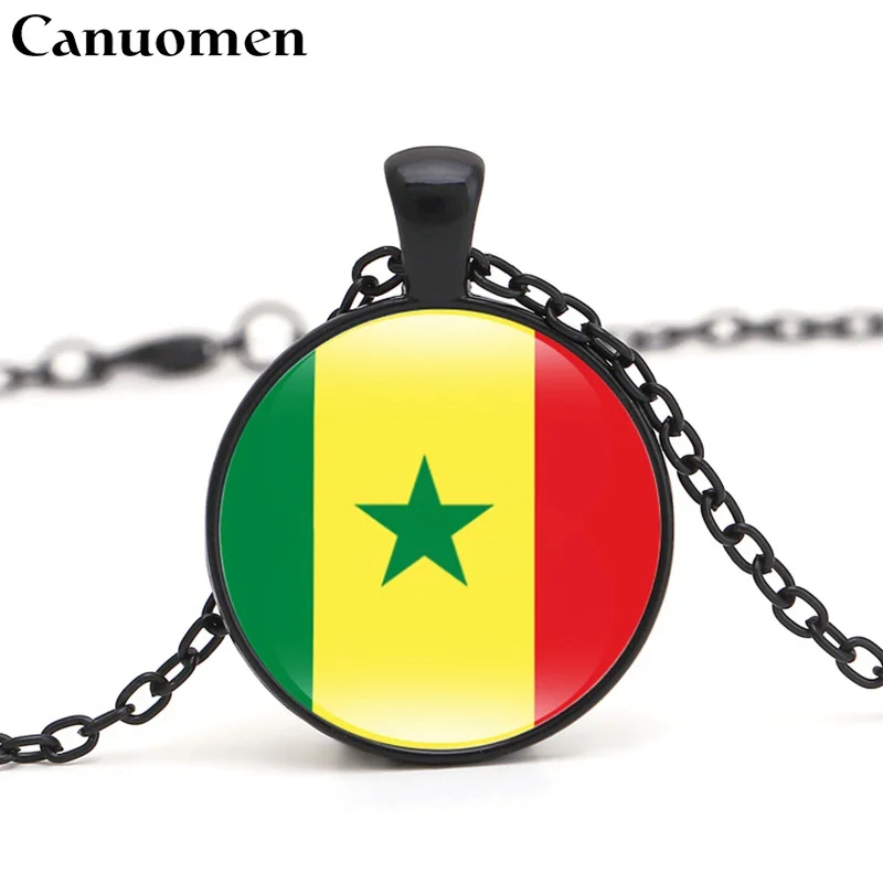 Canuomen флаг егаала ожерелье с кулоном Западно африканская страна национальные