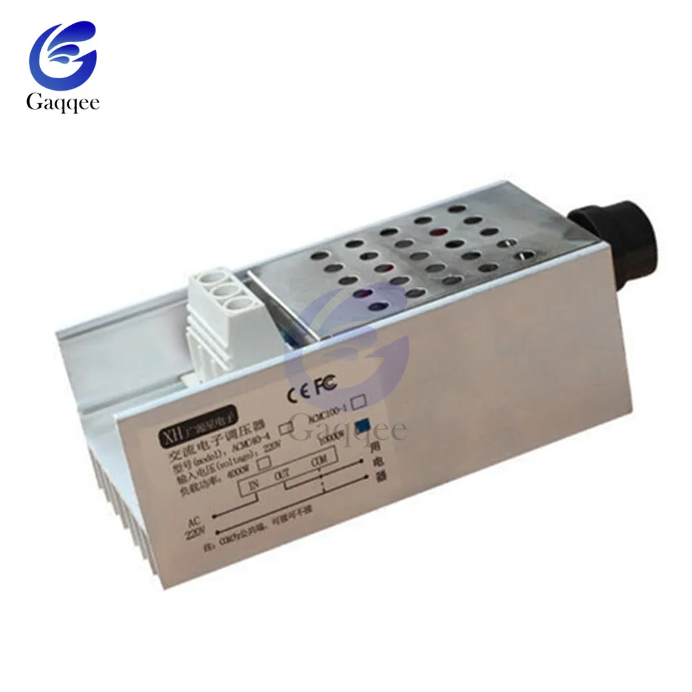 Регулятор скорости SCR 10000W 25A регулятор напряжения высокой мощности диммер