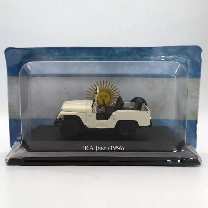 IKA Jeep 1956 Много алтайя IXO 1:43 IKA Jeep Rambler Ambassador эстансира бергантин Торино Миниатюрные модели литья под давлением игрушки коллекции автомобилей - Цвет: IKA Jeep 1956