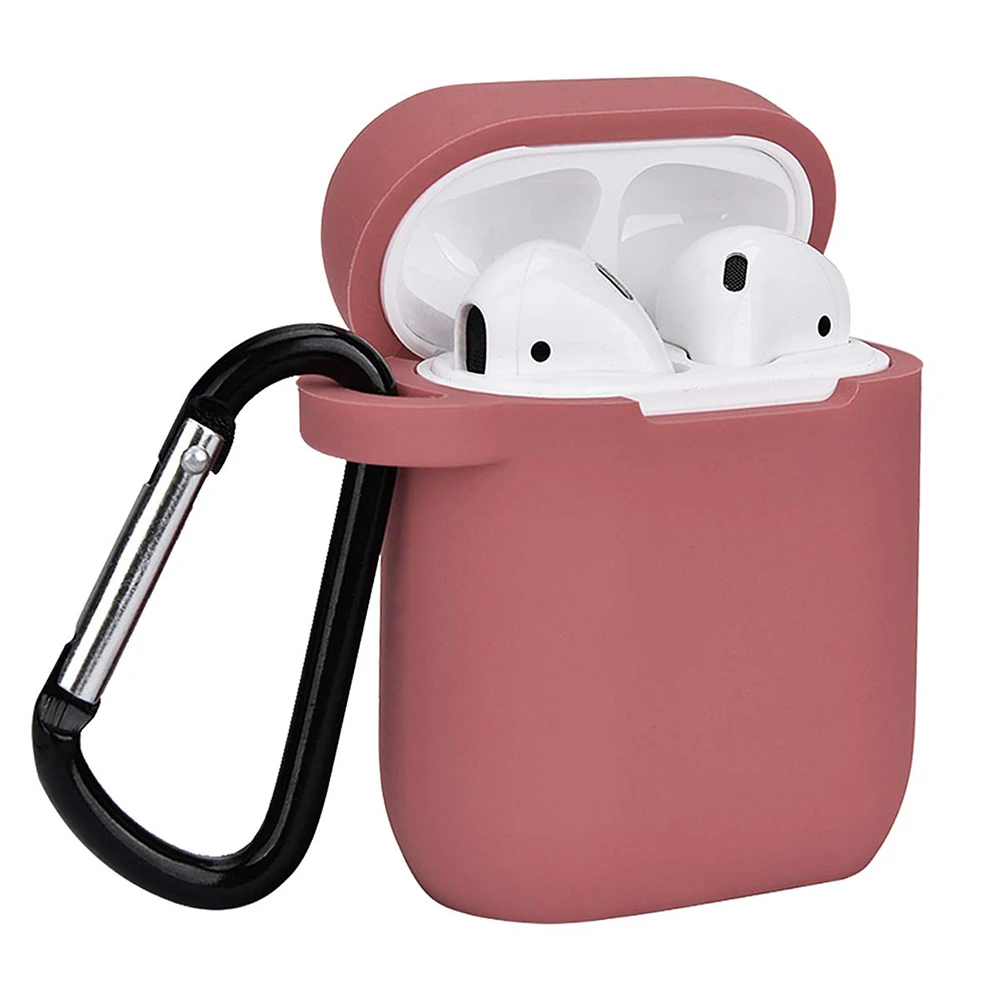 Сплошной цвет силиконовый пылезащитный Защитный чехол для Apple Airpods Charge Box хорошего качества