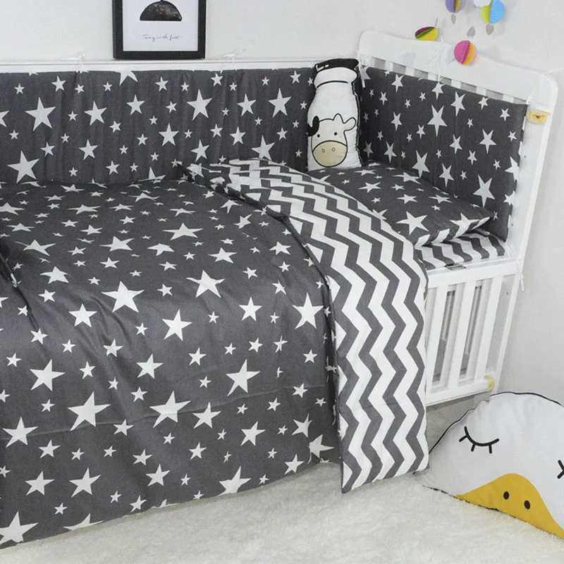 

3Pcs Baby Bedding Sets For Newborn Baby Bed Organizer Including Duvet Cover Pillowcase Flat Sheet Dot Pattern Baby Sleeping Set
