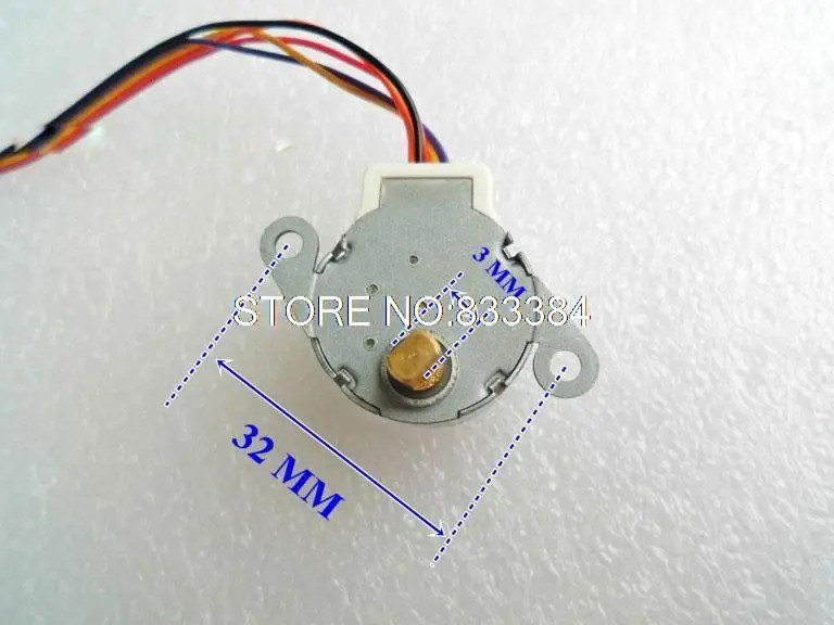 5 шт. новый оригинальный 24BYJ-48 4-фазный 5-проводной DC12V шаг тактовый шаговый