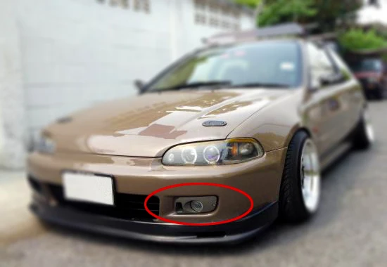 Комплект противотуманных фар D15 D16 1 5/1 6 для HONDA CIVIC EG|d15 d16|kit civicfog light kit |