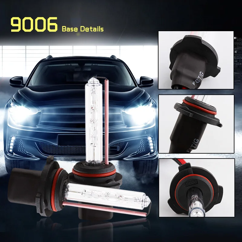 Ксеноновые лампы H1 HID для автомобильных фар белого цвета 55 Вт сменные фары H7 H11 H3 H8