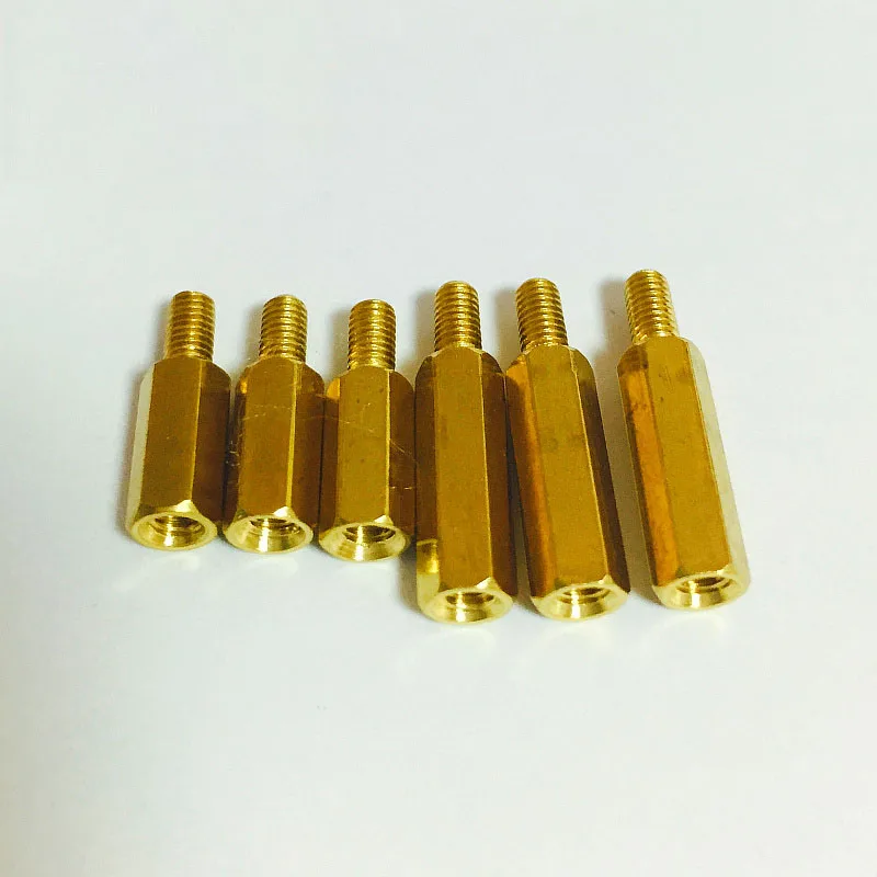 3 шт. шестигранные столбы с одной головкой винты изоляционная колонна M3 * 35 + 6 мм |