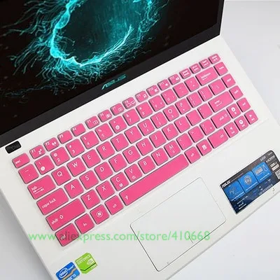 Pink 14-дюймовый ноутбук клавиатура коврики для стола или пола кожи гвардии для Asus X452 X453 X453S X453M X453MA X403M X450E X451C X454L X455Y X455L - Цвет: Pink