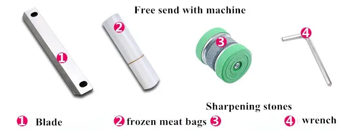 Ручной слайсер для замороженного мяса с лезвием из нержавеющей стали 300 мм