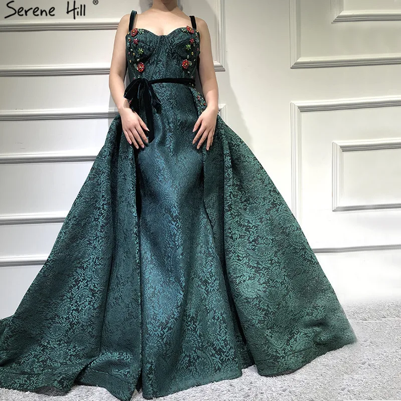 Зеленые Сексуальные вечерние платья кружевные модные русалки 2021 Serene Hill LA6487 |