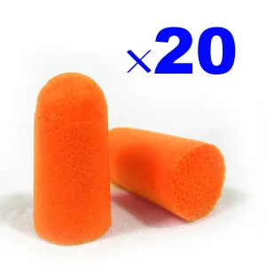 

[ Fly Eagle ] 20 pcs SOFT FOAM EARPLUG ORANGE PROTECTOR EAR PLUGS B003