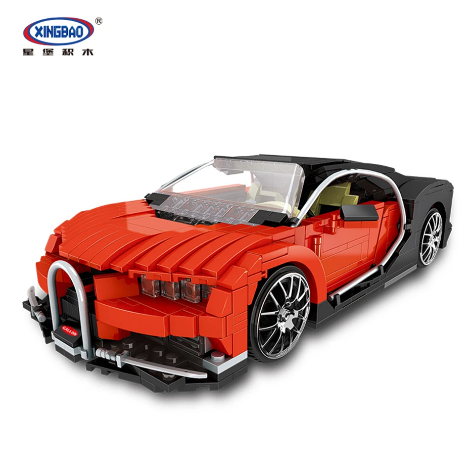 

XINGBAO 03009 859PCS Creative MOC Car Bricks Series The Gallon Supercar Set Building Blocks Bricks Educational Toys Kids Gift