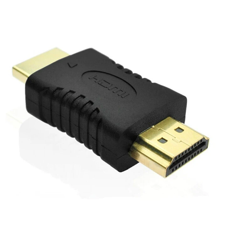 1 шт. HDMI-HDMI штекер-штекер адаптера HDMI кабель-удлинитель Разъем позолоченный HDMI адаптер для 1080P HDTV