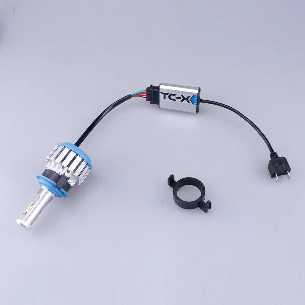 TC-X For Peugeot 508 3008 Car headlights H7 LED Conversion Kits with Adapter All in One 6000k Super Bright cooling Fans | Автомобили и