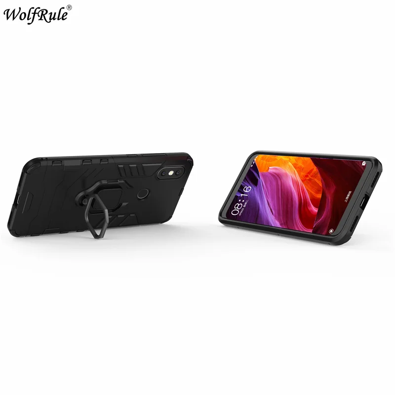 

Car Phone Holder Magnetic Case For Xiaomi Mi A2 Case 3 In 1 Finger Ring Stand Cover For Xiaomi Mi 6X Mi A2 Case For Xiaomi Mi 6X