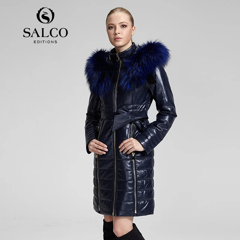 SALCO бесплатная доставка новинка 2019 популярная в Европе и Америке Длинная кожаная