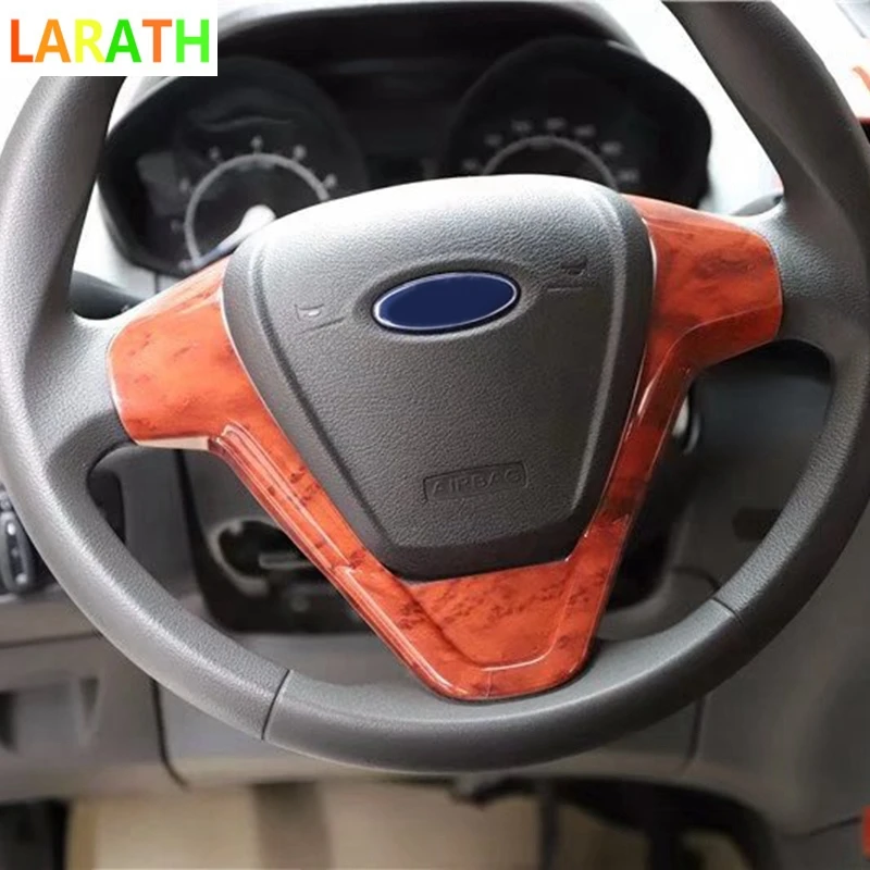 Для Ford ecosport 2013 2017 ABS Пластик/углеродное волокно рулевое колесо с отделкой