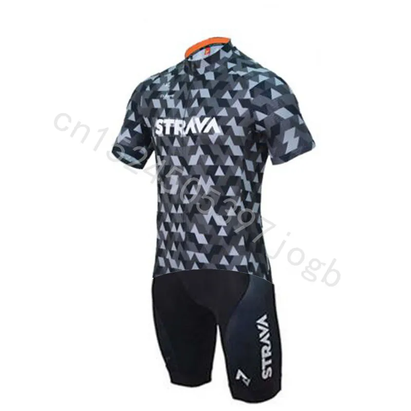 STRAVA велосипедный трикотаж для триатлона Быстросохнущий короткий рукав велокостюм велосипедная майка комплект одежды для верховой езды Ciclismo Uniformes
