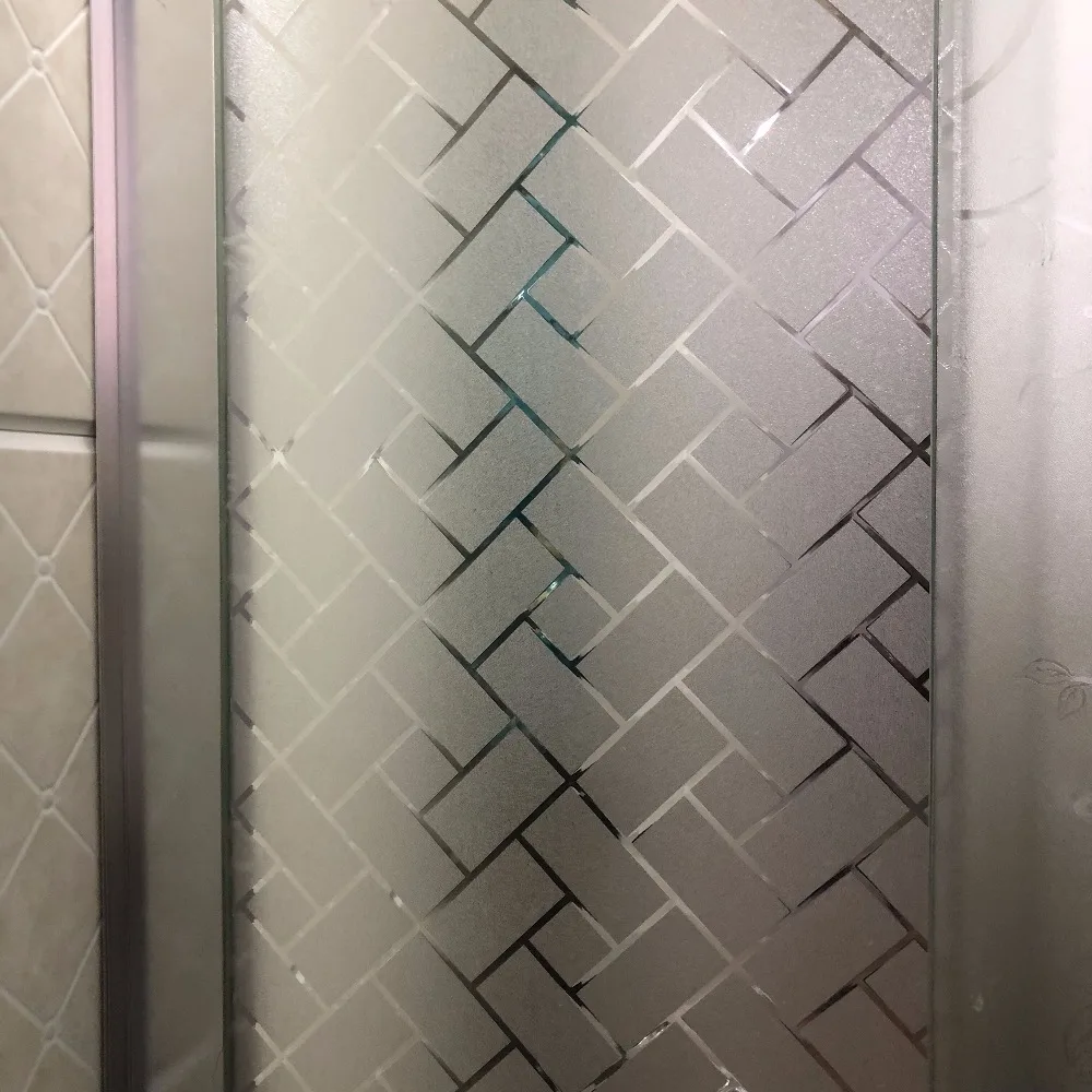 Статическая липкая долговечная быстрая Самостоятельная наклейка без клея, ширина 45 см, легко удаляется, декоративная оконная пленка, накле...