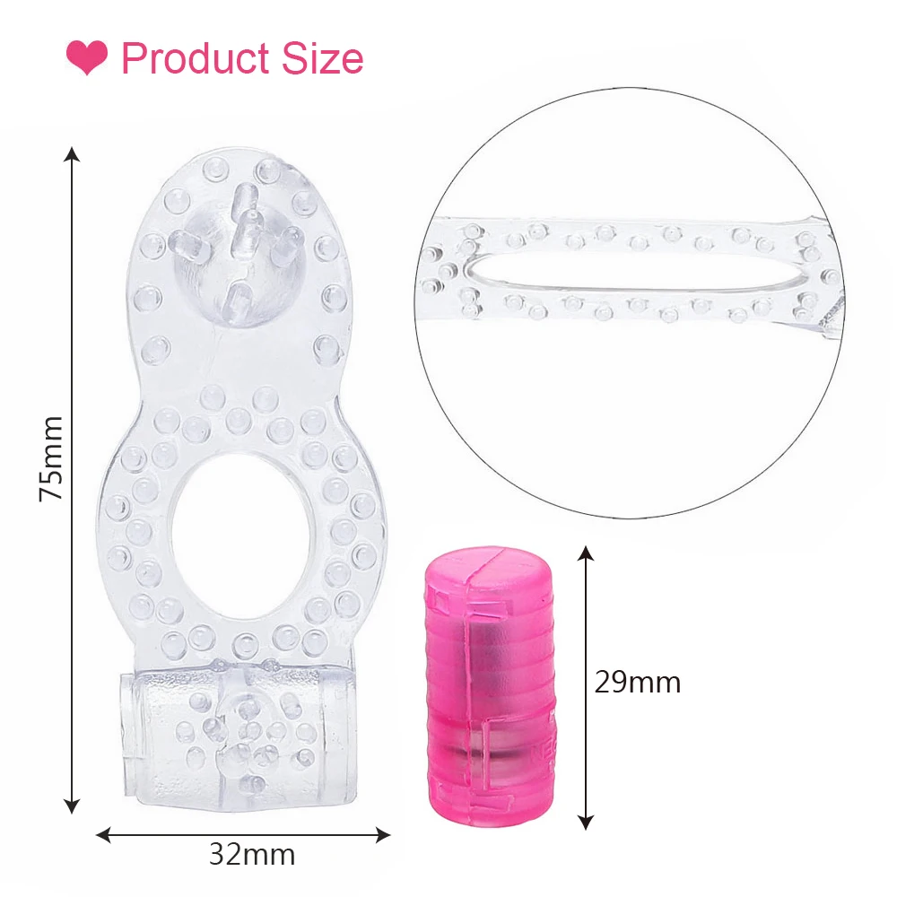 OLO Vibrator Penis Ring Silicone Cock Clitoris Stimulator Extender Sex Toys for Men Dual Pleasure Adults Products | Красота и