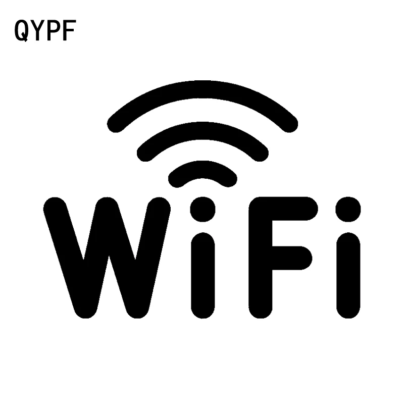 Интересный виниловый автомобильный стикер QYPF 15 3 см * 11 5 с бесплатным Wi-Fi знаком