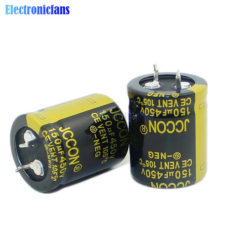 450V 150uF 25X30mm Высокочастотный Низкочастотный алюминиевый электролитический