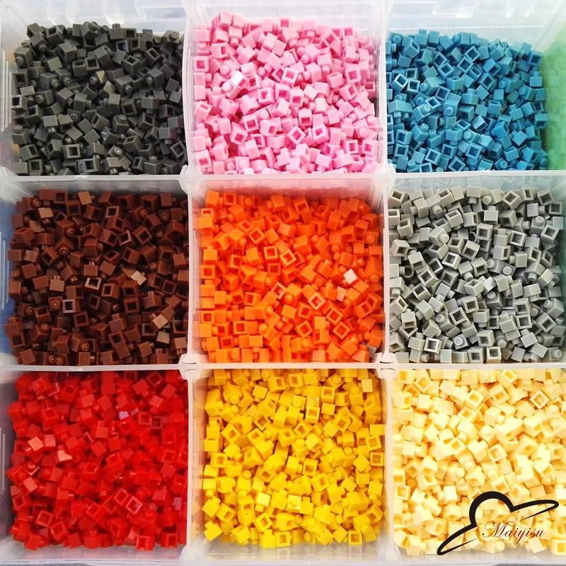 200 разноцветных мозаик DIY съемный инкрустированный кирпич игрушечные