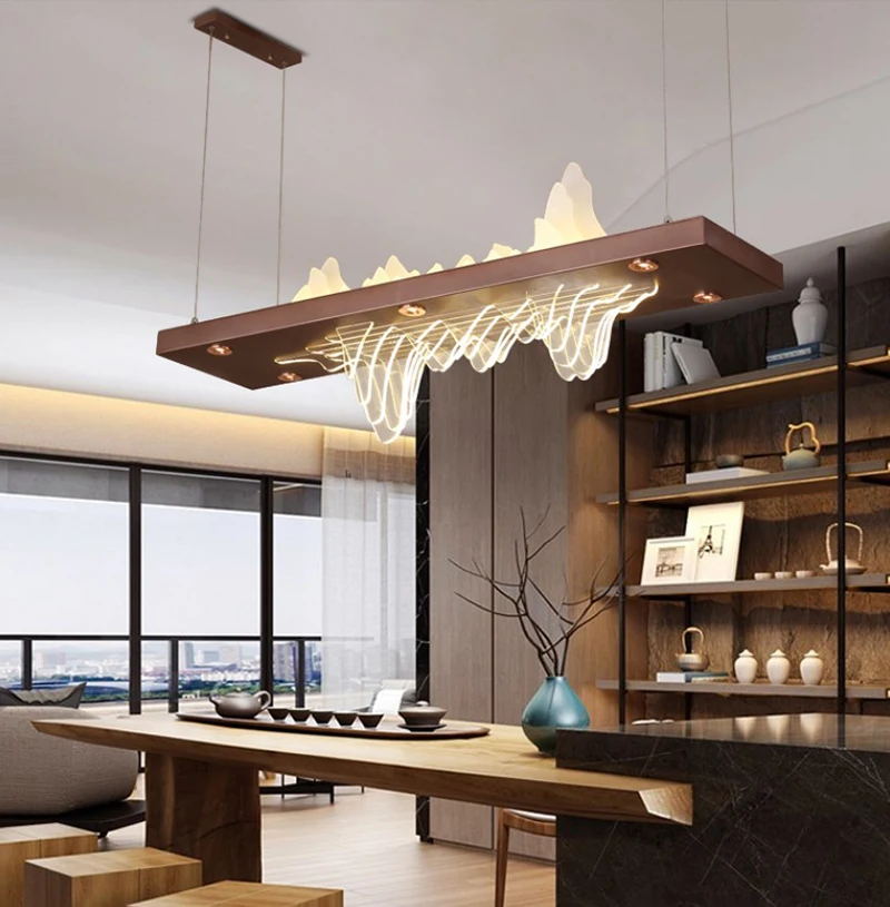 Goede Nieuwe Chinese Stijl Droplight Is Eigentijds En Gecontracteerde Eetkamer Lampen En Lantaarns