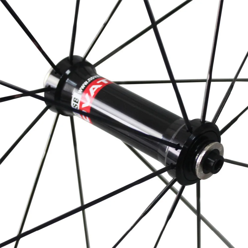 ICAN 700C carbon wheels 38mm clincher 23mm width road bike wheelset novat ec hubs with Sap im spokes basalt brake surface | Спорт и
