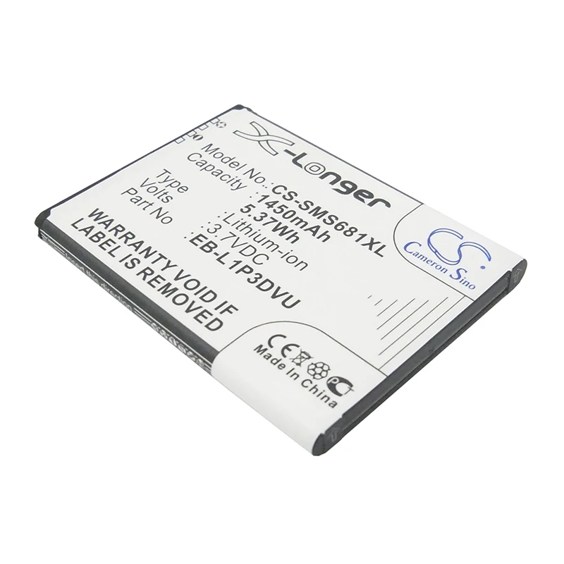 Аккумулятор Cameron Sino 1450mah для SAMSUNG Galaxy Ace Duos Fame Lite GT-S6790 GT-S6790N GT-S6810 GT-S6810P EB-L1P3DVU |