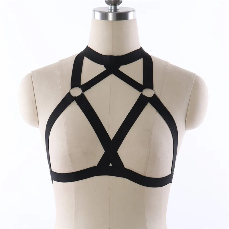 Сексуальный черный бюстгальтер без косточек в стиле Bralette полностью регулируемый
