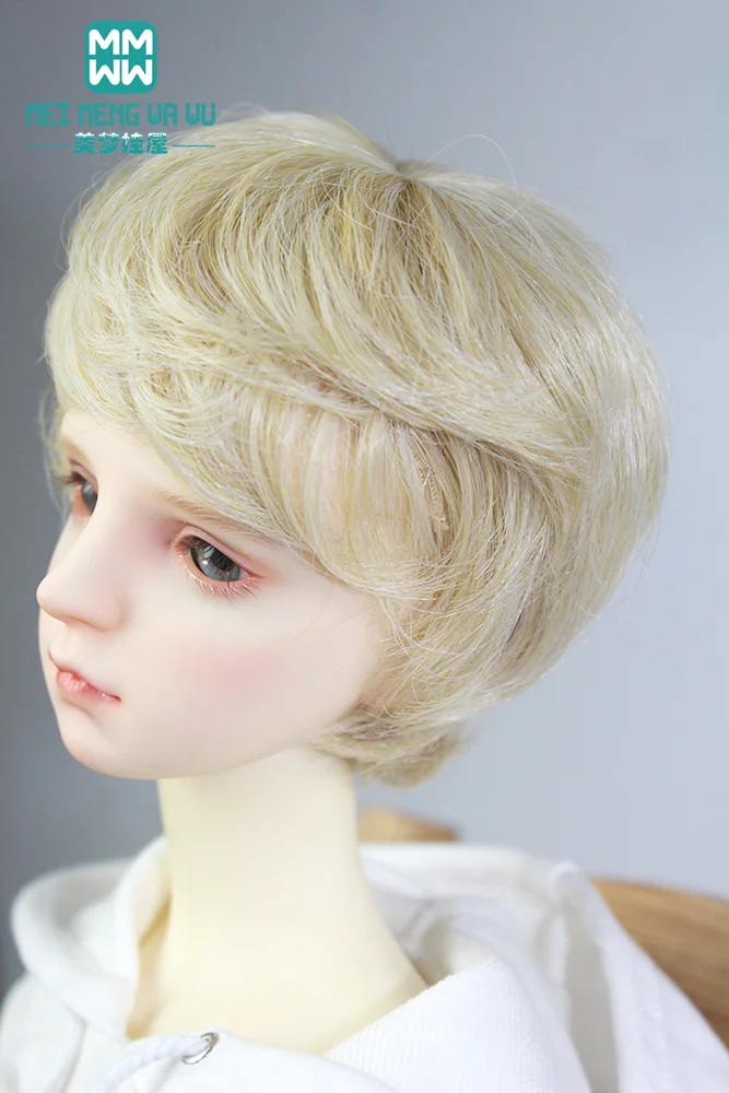 Куклы Аксессуары куклы парики для 1/3 1/4 1/6 BJD/SD волосы модные золотые кудрявые