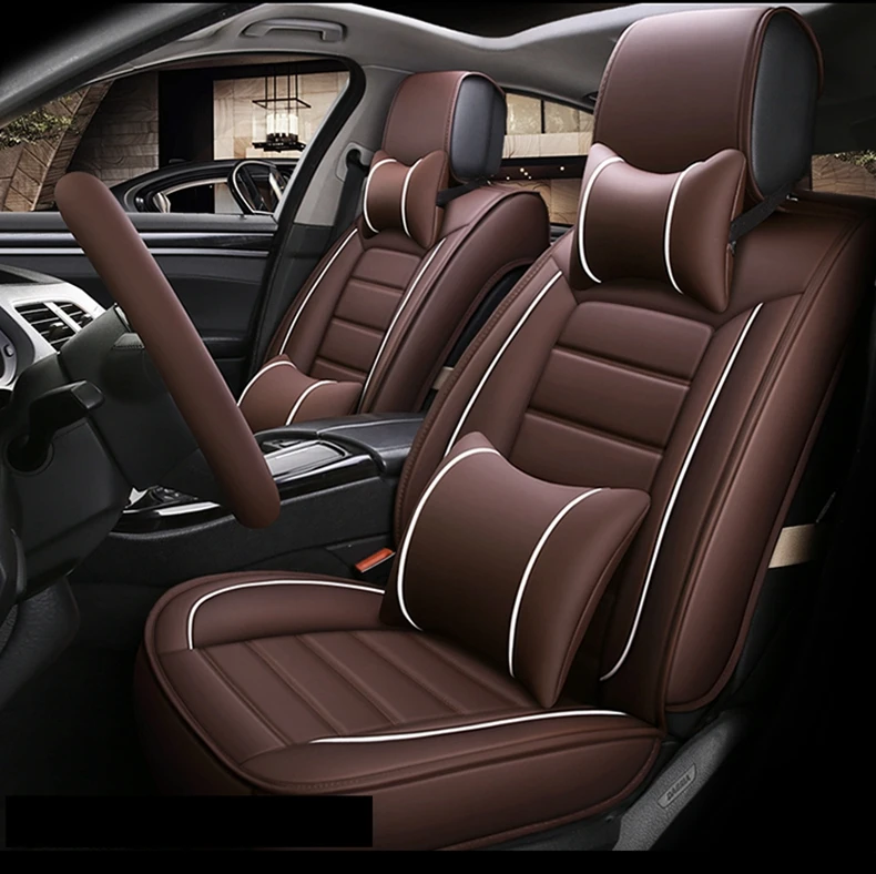 Передняя+ задняя крышка сиденья автомобиля набор для Toyota Pruis Hilux FJ Cruiser Crown Yaris LC Prado Venza Zelas Vios Auris Matrix Corolla Voltz