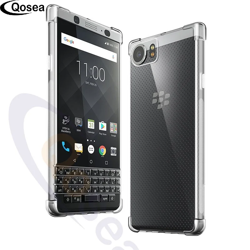 Qosea для Blackberry Keyone DTEK70 чехол телефона силиконовый прозрачный ТПУ кожа подушка