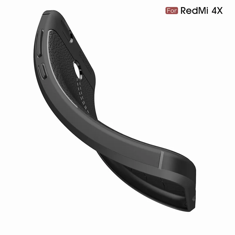 Роскошный тонкий мягкий силиконовый чехол для Xiaomi Redmi 4X кожаный из ТПУ | Мобильные