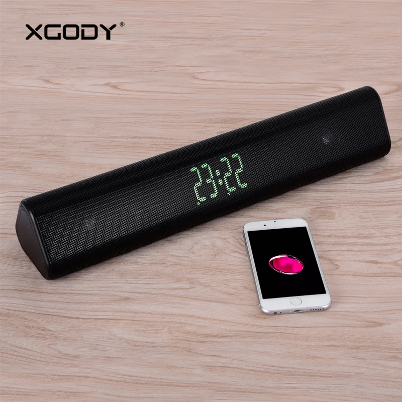 В наличии XGODY JY47 Беспроводная портативная bluetooth-колонка Колонка для ПК телефон
