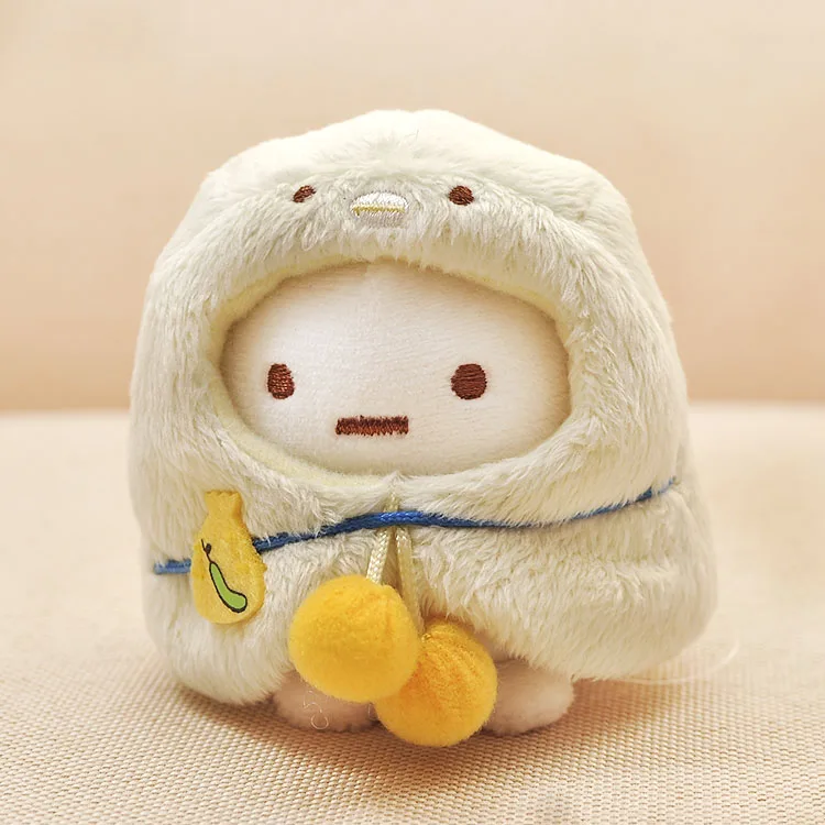 Новый KAWAII 8 см Сан х Сумико гураши мягкие игрушки брелок плащ подарок плюшевая