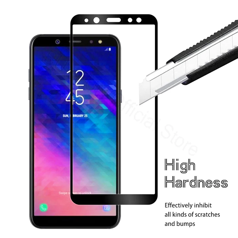 Закаленное стекло для Samsung A6 a6 2018 A600 Защита экрана Galaxy Plus пленка + A605F A6Plus 6 |