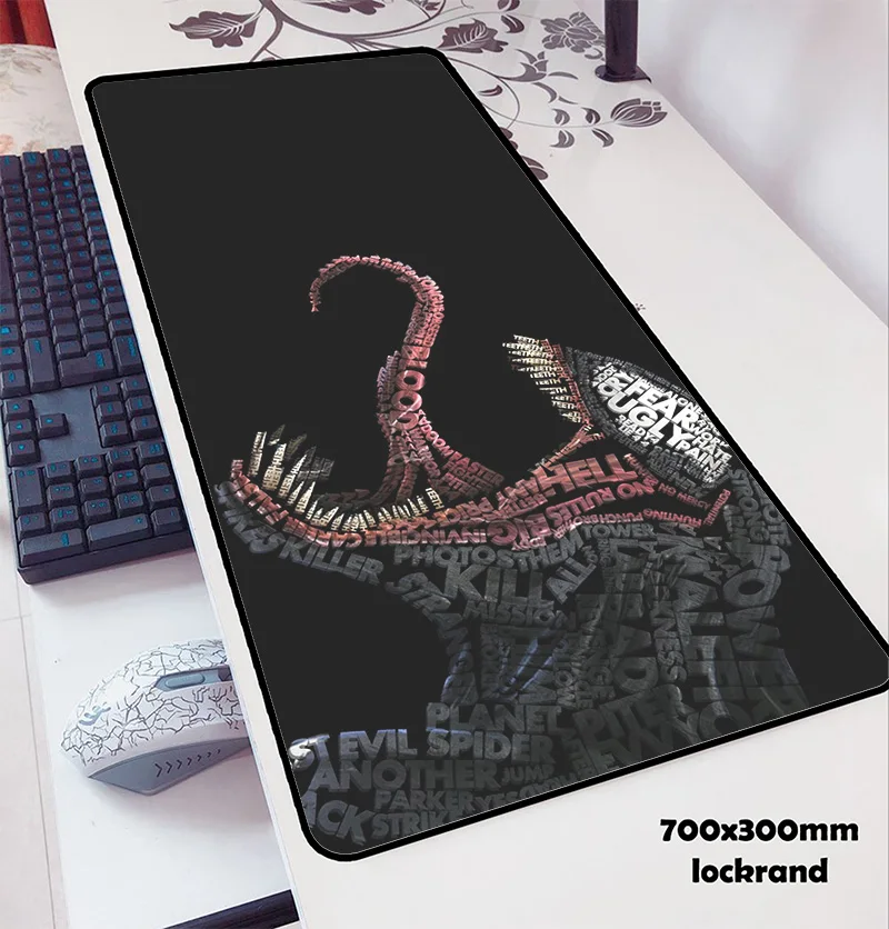 Коврик для мыши Venom с рисунком HD 70x30 см популярный компьютерный коврик игровой