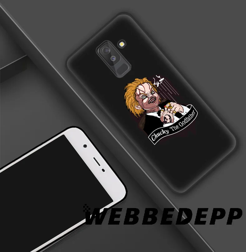 WEBBEDEPP Cool Chucky Child is Play Мягкий силиконовый чехол для Samsung Galaxy A9 A8 A7 A6 Plus 2018 A5 A3 2017 2016 Note 9