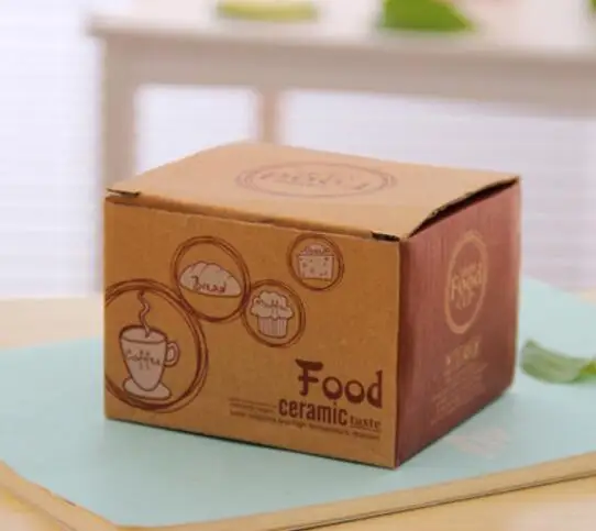 Креативная керамическая кружка карамельного цвета чашка для кофе молока