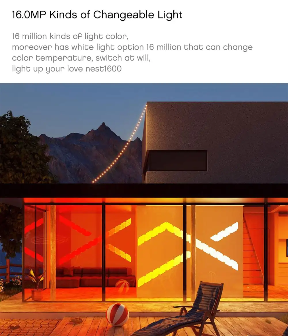 Xiaomi Nanoleaf полноцветный умный переменный нечетный светильник, доска для тарелок, романтический светильник ing Room, модные вечерние платья на день рождения, управление приложением