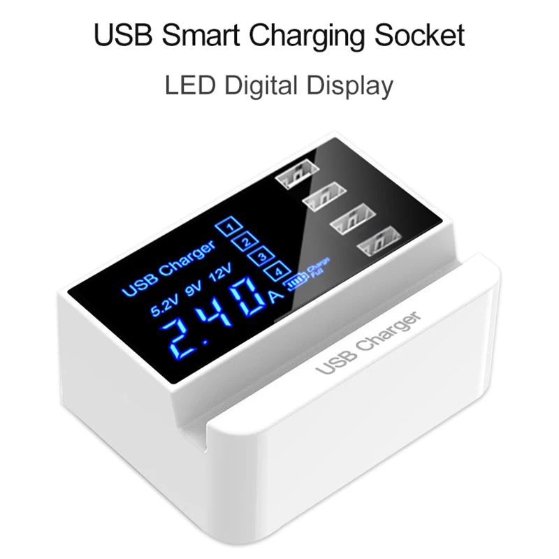 Сетевое зарядное устройство с 4 USB портами 5 В а|Зарядные устройства для телефонов|