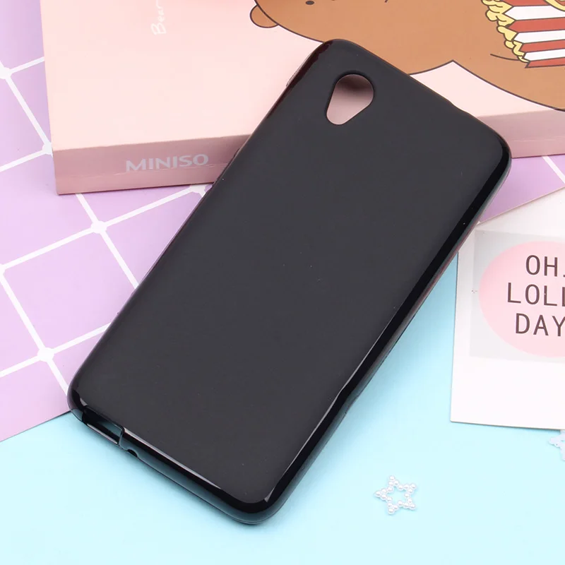 Solf TPU Black Чехол для телефона I am alone для Alcatel 1 5033D 5033A 5033Y 5033X Alcatel 12019 5,0 дюймов Solf TPU модные чехлы - Цвет: Solf TPU Black