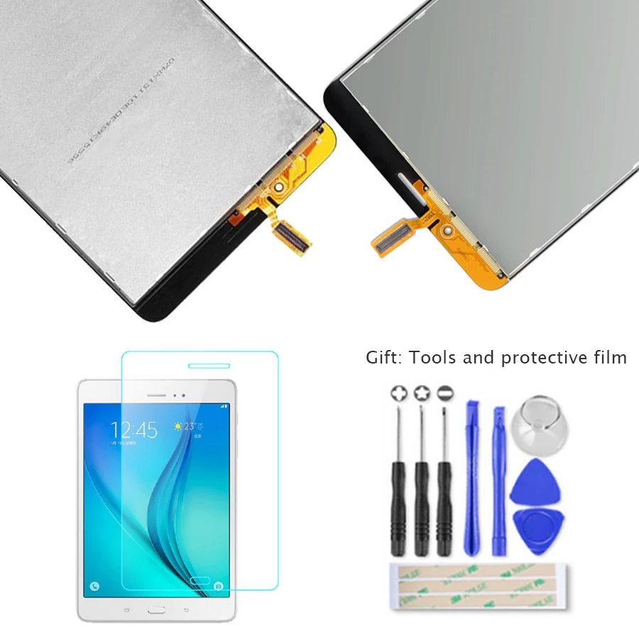 7 дюймовый сенсорный ЖК экран для Samsung Galaxy Tab 4 0 с дигитайзером T230 T235 цифровым