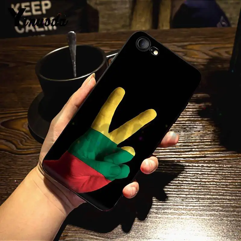 1 Чехол Yinuoda для iphone 7, 6 X, чехол с латвийским флагом и Литвой, аксессуары для телефонов, чехол для iphone 7, X, 6, 6 S, 8 Plus, X, 5, XS, XR, чехол - Цвет: 1