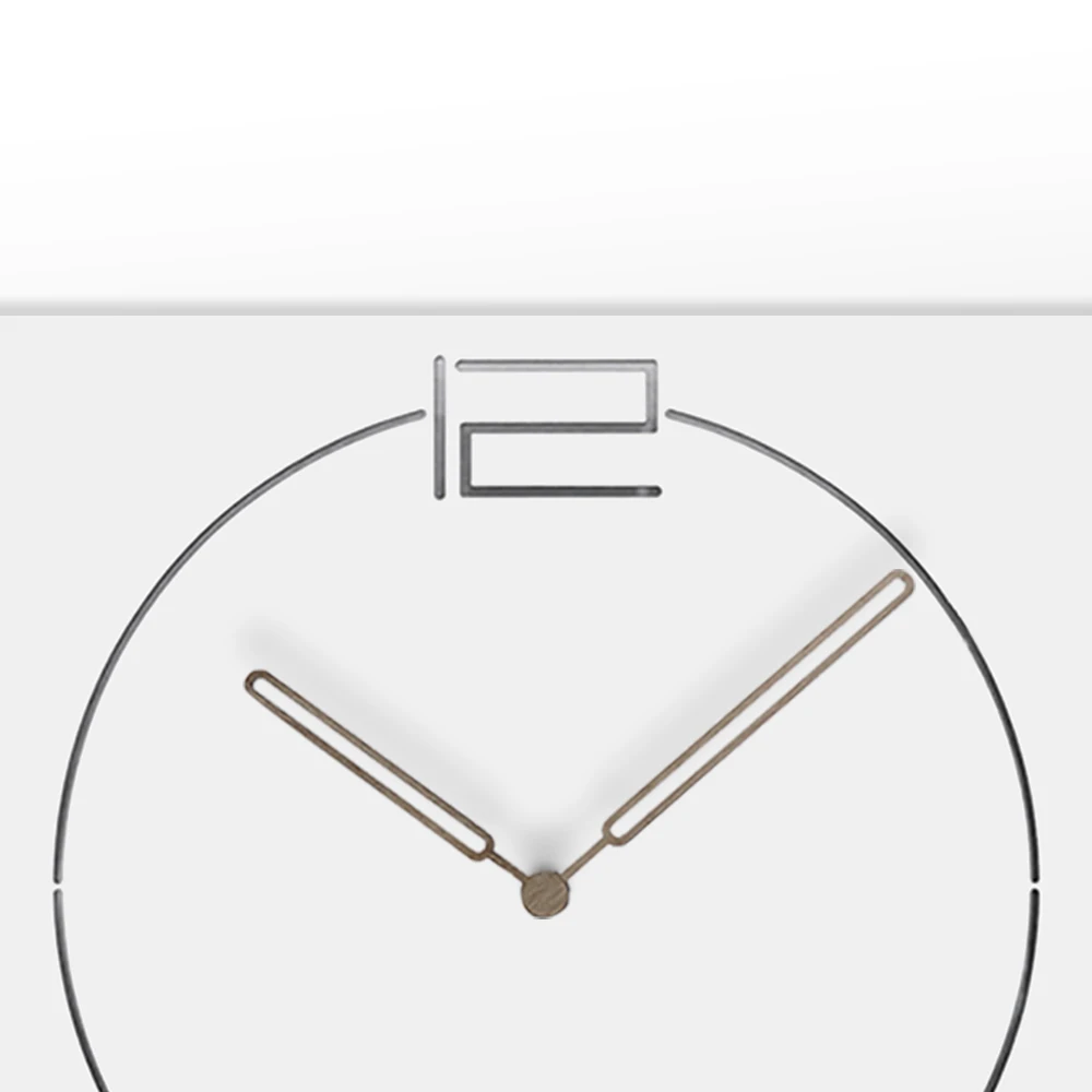

Nordic Minimalist Modern Simple Wooden Wall Clock Living Room Creative European Silent Quartz Square Hanging Wall Clocks C5T085