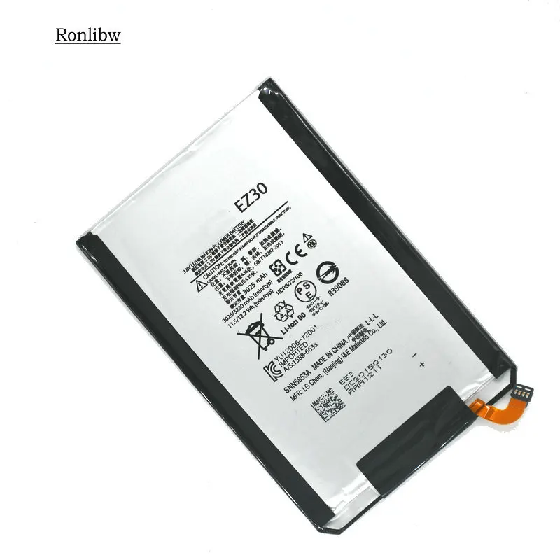 Аккумуляторная батарея Ronlibw 3220mAh EZ30 для Motorola Google Nexus 6 XT1100 XT1103 SNN5953A|Аккумуляторы