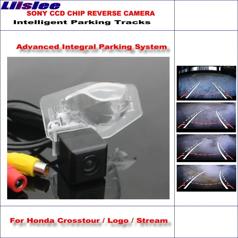 

Liislee задняя камера для Honda Crosstour / Logo / Stream интеллектуальная парковочная дорожка обратная/динамическое руководство Tragectory
