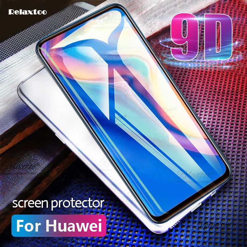 Изогнутое закаленное стекло 9D для Huawei P Smart z 2019 Honor 20 10 9 8 lite 8s 8c 10i 20i защитная пленка