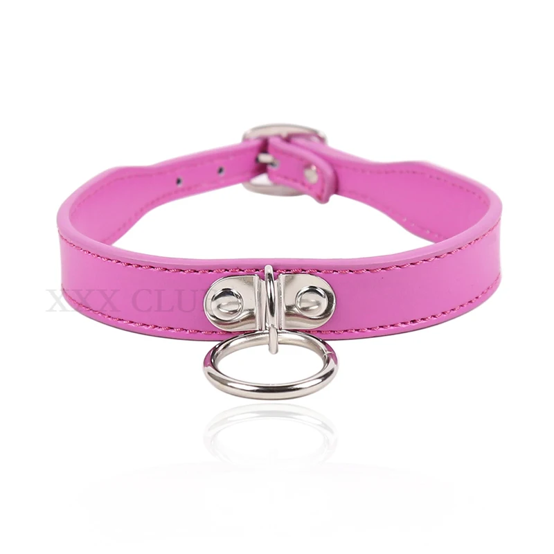 Thierry Strict Bondage Collars with O-ring Fetish Choker Slave Necklace Sex Toys for Women 3 Colors | Красота и здоровье