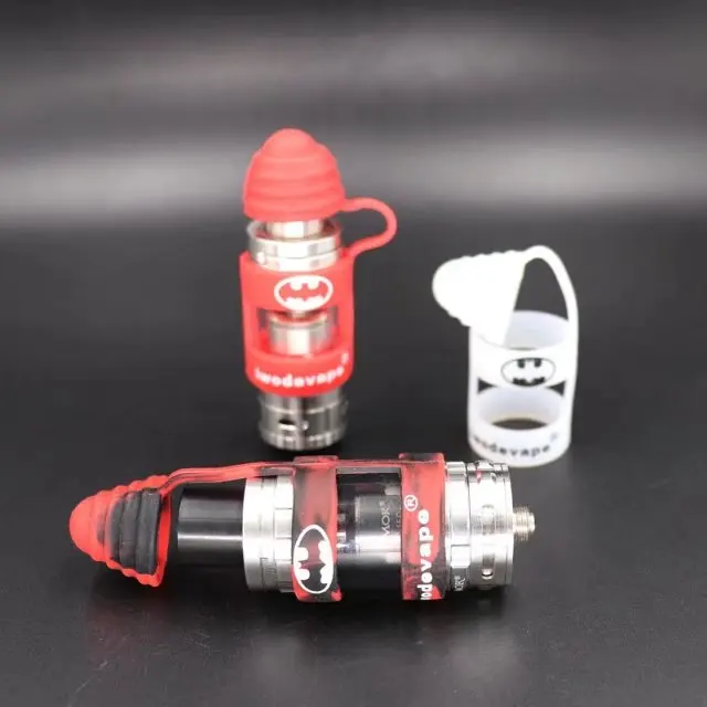 Красочная силиконовая гигиеническая крышка Бэтмена, Vape кольцо, все в одном костюме до 19-25 мм, майка, такая как Melo 3 Mini TFV8, Детская майка